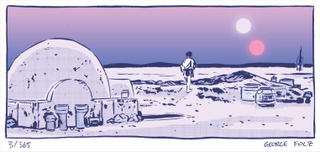 Illustration for article titled An artist is drawing one new Star Wars comic per day in 2015